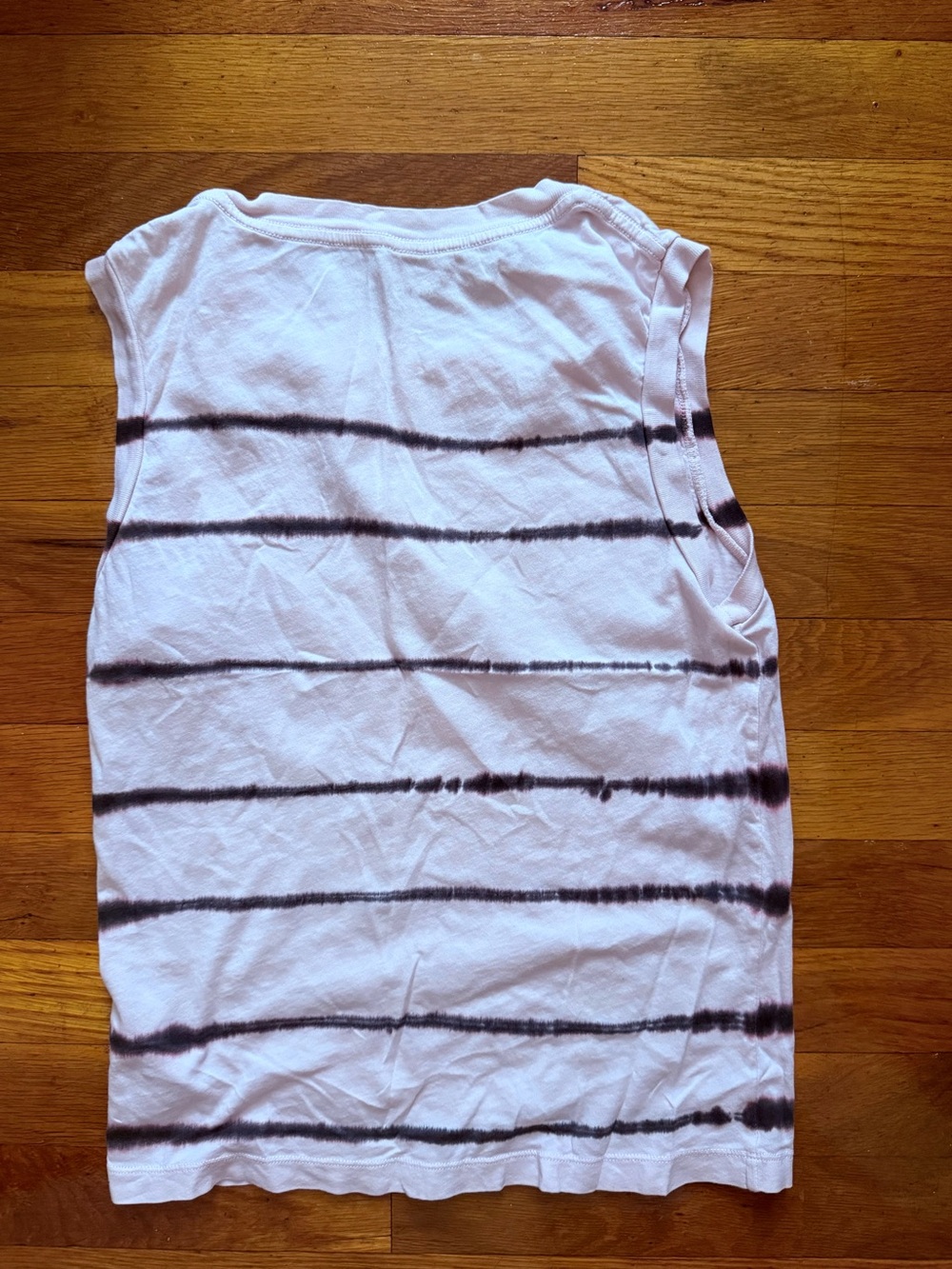 AllSaints Light Pink Crewneck Logo sleeveless tank top - Picture 2 of 3